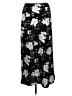 Topshop 100% Polyester Floral Black Casual Skirt Size 6 - photo 2