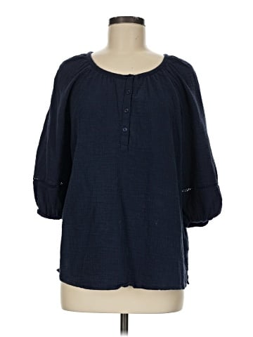 Caslon 3/4 Sleeve Blouse (view 1)