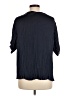 Vince. 100% Polyester Solid Blue Short Sleeve Blouse Size M - photo 2