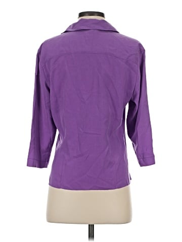 Anna and Frank 3/4 Sleeve Silk Top (view 2)