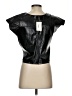 Humanoid 100% Leather Black Short Sleeve Top Size XS - photo 2