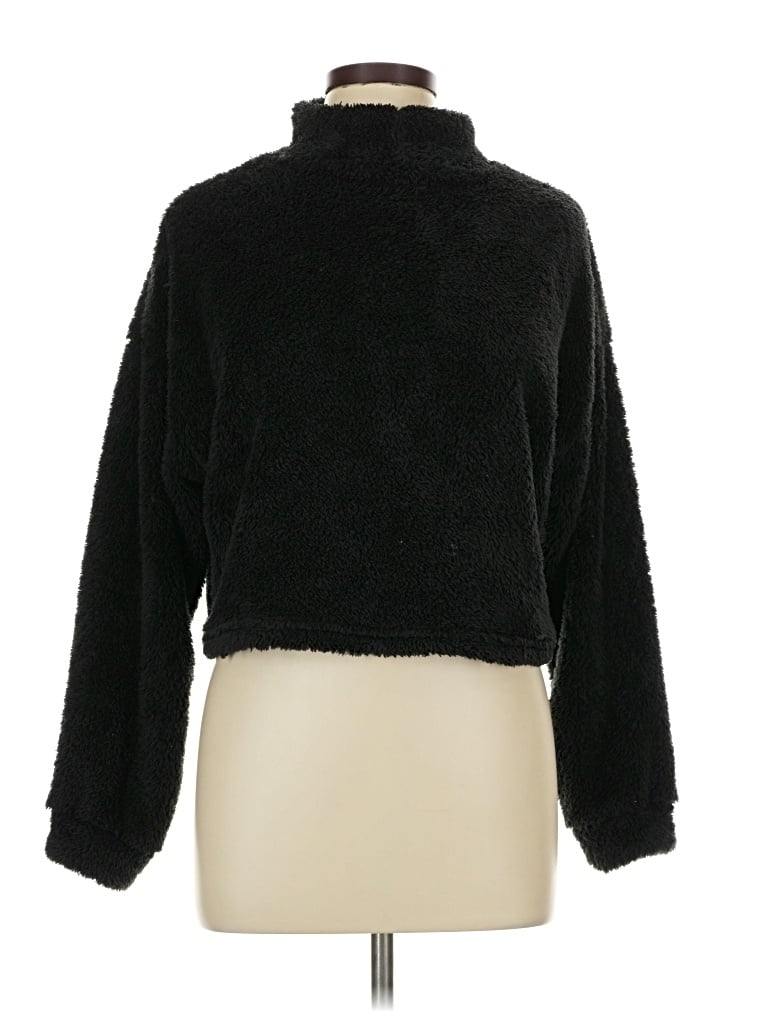 Pre-owned Shein Turtleneck Sweater In Black