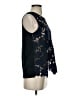Anthropologie 100% Polyester Blue Sleeveless Blouse Size XS - photo 4
