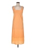 Tibi Solid Orange Casual Dress Size 6 - photo 1