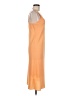 Tibi Solid Orange Casual Dress Size 6 - photo 4