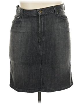 Garnet Hill Denim Skirt