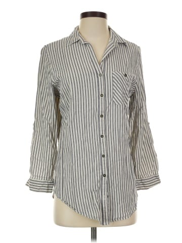 Hester & Orchard 3/4 Sleeve Button-Down Shirt (view 1)