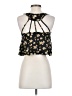 Poetry Black Tank Top Size S - photo 2