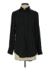 Jones & Co 100% Polyester Stripes Black Long Sleeve Blouse Size XS - photo 1