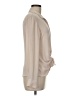 Express 100% Polyester Tan Long Sleeve Polo Size M - photo 4
