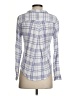 Blue Rain 100% Rayon Plaid Purple Long Sleeve Blouse Size XS - photo 2