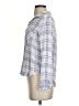 Blue Rain 100% Rayon Plaid Purple Long Sleeve Blouse Size XS - photo 5