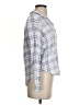 Blue Rain 100% Rayon Plaid Purple Long Sleeve Blouse Size XS - photo 4