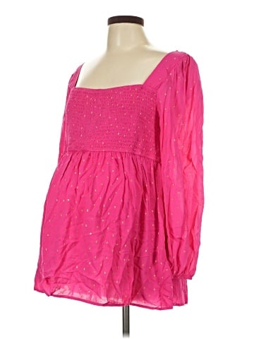 Motherhood 3/4 Sleeve Blouse (view 1)