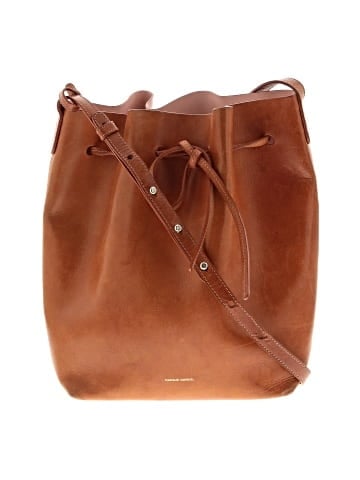 Mansur Gavriel Leather Bucket Bag (view 1)