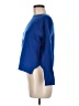 Autumn Cashmere 100% Cashmere Blue Cashmere Pullover Sweater Size M - photo 5