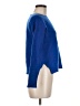 Autumn Cashmere 100% Cashmere Blue Cashmere Pullover Sweater Size M - photo 4