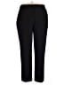 Halogen Solid Black Dress Pants Size 16 - photo 1