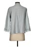 Unbranded 100% Cotton Gray 3/4 Sleeve Blouse Size S - photo 2