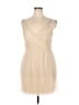 Bari Jay 100% Polyester Solid Ivory Cocktail Dress Size 16 - photo 1