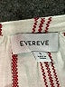 Evereve Stripes Ivory Short Sleeve Blouse Size S - photo 7