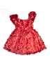 Rare Editions 100% Polyester Hearts Red Dress Size 4T - photo 1