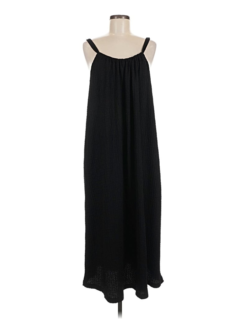 Pre-owned H&m Casual Dress In Black