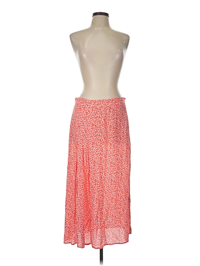 Pre-owned H&m Casual Skirt In Red
