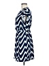 Corey P. Chevron-herringbone Blue Casual Dress Size M - photo 5
