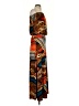 S-Twelve Print Brown Casual Dress Size S - photo 4