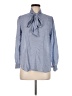 Ann Taylor LOFT Blue Long Sleeve Blouse Size M - photo 1