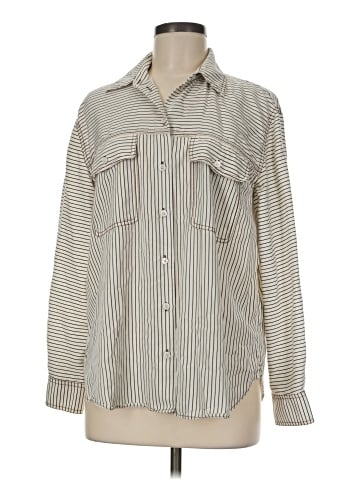 Massimo Dutti Long Sleeve Button-Down Shirt (view 1)