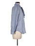 Ann Taylor LOFT Blue Long Sleeve Blouse Size M - photo 4