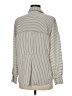 Massimo Dutti Stripes Ivory Long Sleeve Button-Down Shirt Size 6 - photo 2