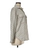 Massimo Dutti Stripes Ivory Long Sleeve Button-Down Shirt Size 6 - photo 4