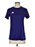 Adidas 100% Polyester Purple Active T-Shirt Size S - photo 1