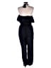 J.Crew 100% Linen Solid Black Jumpsuit Size M - photo 2