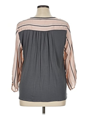 Ava James 3/4 Sleeve Blouse (view 2)