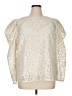 Express 100% Polyester Ivory Long Sleeve Blouse Size XL - photo 1