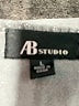 AB Studio Gray Long Sleeve Top Size L - photo 7