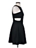 Soprano Solid Black Cocktail Dress Size S - photo 4