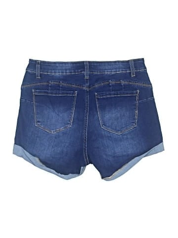 Wax Jean Denim Shorts (view 2)