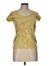 Boden 100% Cotton Yellow Short Sleeve Top Size 10 - photo 1
