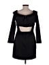 Sugar Lips 100% Polyester Solid Black Cocktail Dress Size M - photo 2