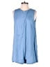 FRNCH Solid Blue Romper Size S - photo 1