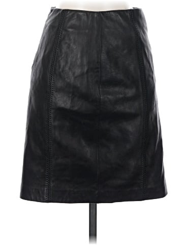 Petite Sophisticate Leather Skirt (view 1)