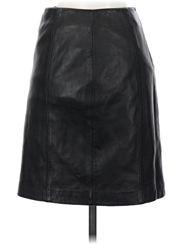 Petite Sophisticate Leather Skirt (view 2)