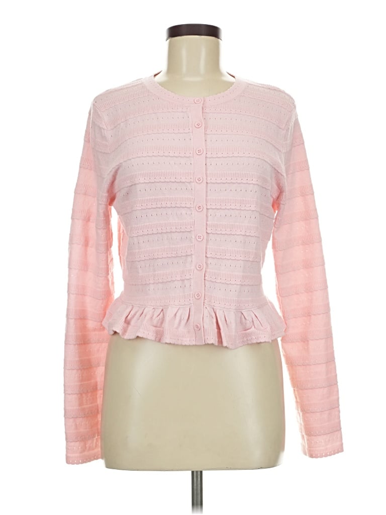Assorted Brands Cardigan Sweater In Pink