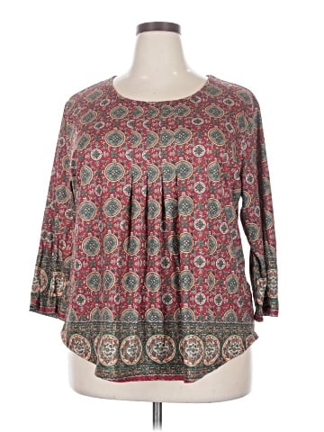 Ofeefan 3/4 Sleeve Blouse (view 1)