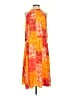Ann Taylor 100% Polyester Orange Casual Dress Size S (petite) - photo 1